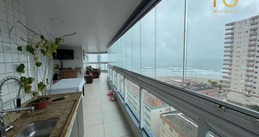 Apartamento com 3 dormitórios à venda, 152 m² por r$ 1.500.000,00 - tupi - praia grande/sp