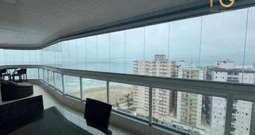 Apartamento com 3 dormitórios à venda, 152 m² por r$ 1.500.000,00 - tupi - praia grande/sp