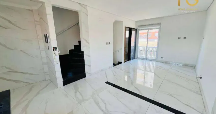 Casa triplex com 2 dormitórios à venda, 88 m² por r$ 599.000 - vila guilhermina - praia grande/sp