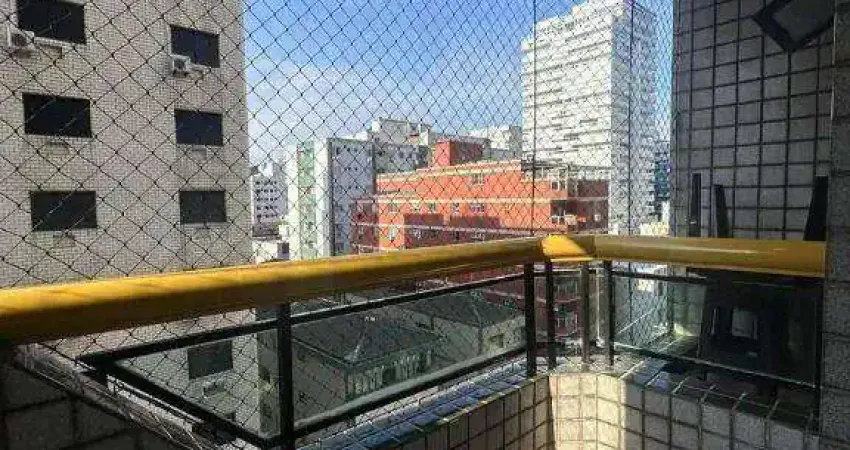 Apartamento com 2 dormitórios à venda, 75 m² por r$ 550.000,00 - canto do forte - praia grande/sp