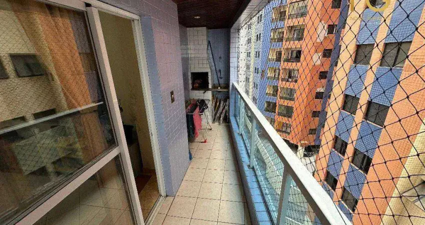 Apartamento com 1 dormitório à venda, 50 m² por r$ 300.000,00 - aviação - praia grande/sp