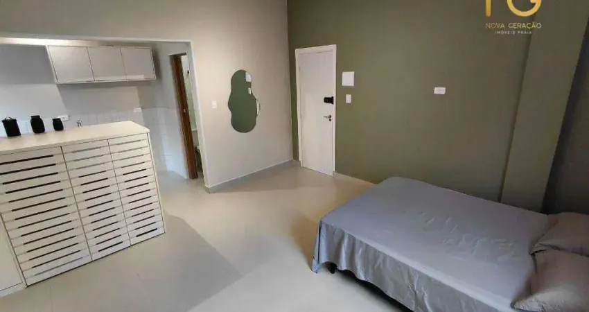 Kitnet com 1 dormitório à venda, 29 m² por r$ 200.000,00 - boqueirão - praia grande/sp