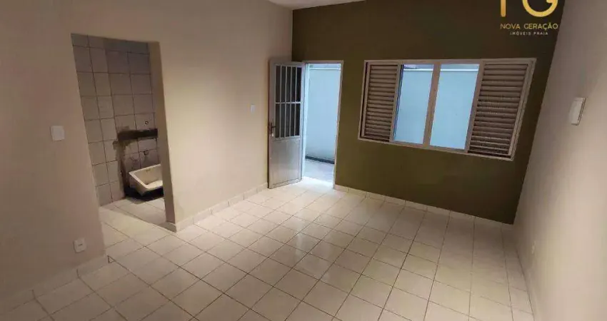 Kitnet com 1 dormitório à venda, 29 m² por r$ 200.000,00 - boqueirão - praia grande/sp