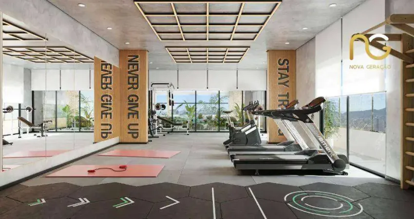 Apartamento com 2 dormitórios à venda, 81 m² por r$ 653.000,00 - boqueirão - praia grande/sp