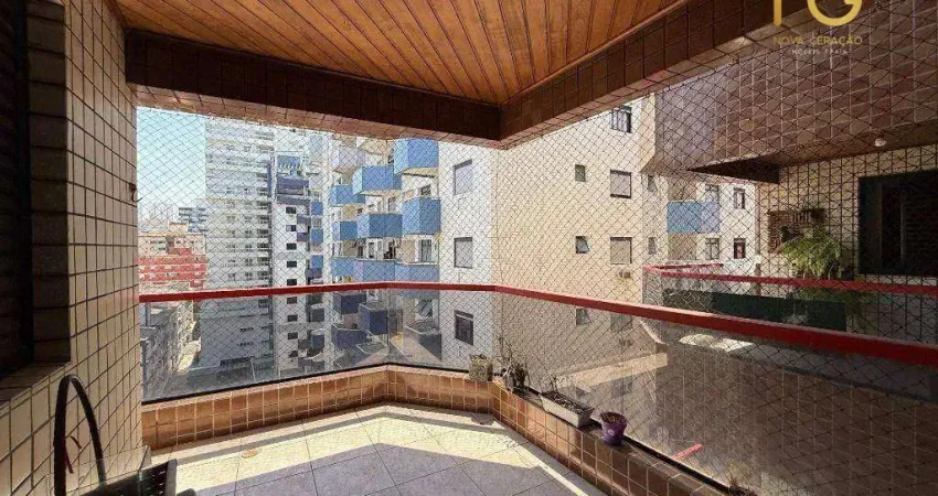 Apartamento com 3 dormitórios à venda, 119 m² por r$ 680.000,00 - canto do forte - praia grande/sp