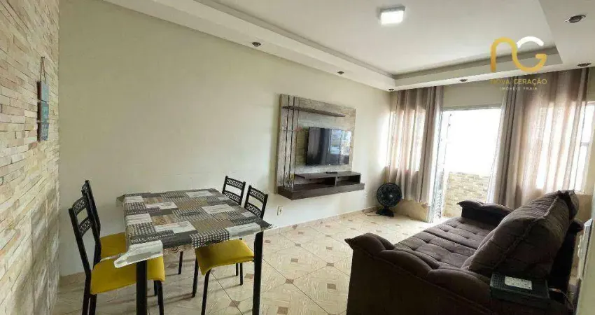 Apartamento com 1 dormitório à venda, 53 m² por r$ 310.000,00 - boqueirão - praia grande/sp