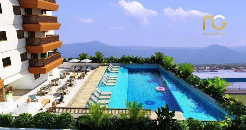 Apartamento com 3 dormitórios à venda, 137 m² por r$ 1.243.000,00 - aviação - praia grande/sp