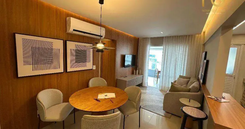 Apartamento com 2 dormitórios à venda, 78 m² por r$ 921.000,00 - vila guilhermina - praia grande/sp