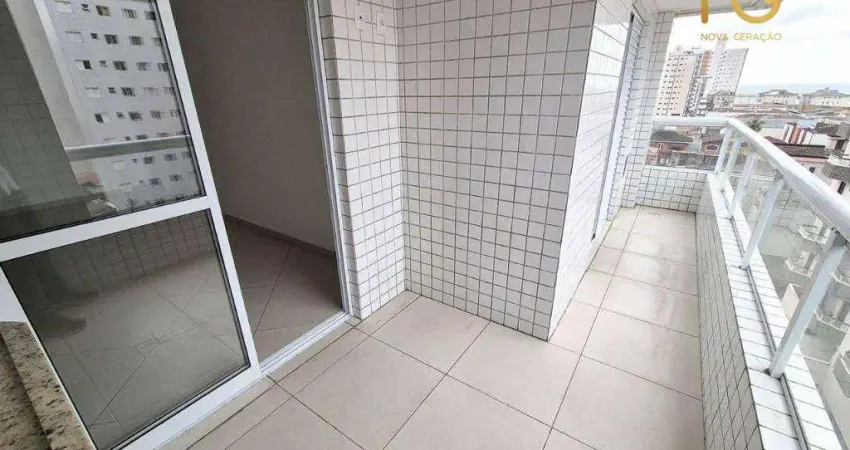 Apartamento com 1 dormitório à venda, 58 m² por r$ 355.000,00 - vila assunção - praia grande/sp