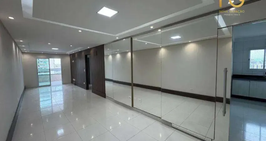 Apartamento com 3 dormitórios à venda, 127 m² por r$ 1.100.000,00 - boqueirão - praia grande/sp