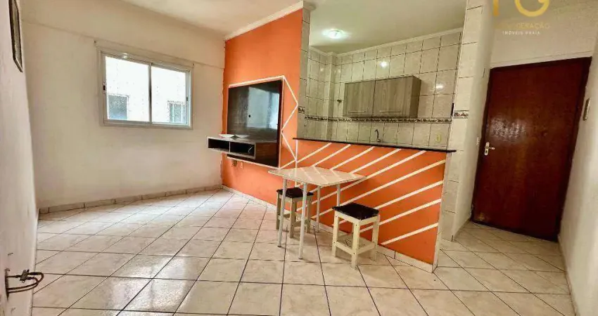 Apartamento com 1 dormitório à venda, 45 m² por r$ 280.000,00 - vila assunção - praia grande/sp
