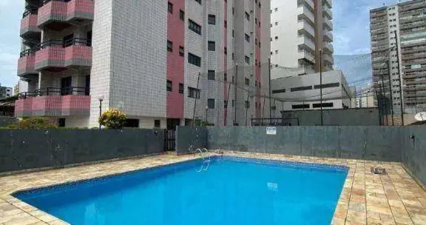 Apartamento com 1 dormitório à venda, 75 m² por r$ 300.000,00 - aviação - praia grande/sp