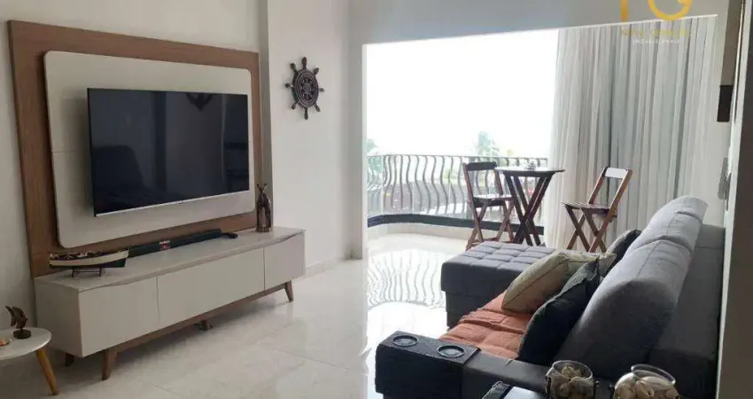 Apartamento com 3 dormitórios à venda, 118 m² por r$ 750.000,00 - tupi - praia grande/sp