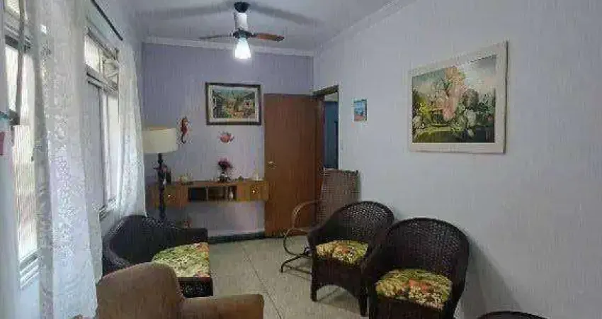 Apartamento beira mar com 2 dormitórios à venda, 73 m² por r$ 350.000 - canto do forte - praia grande/sp