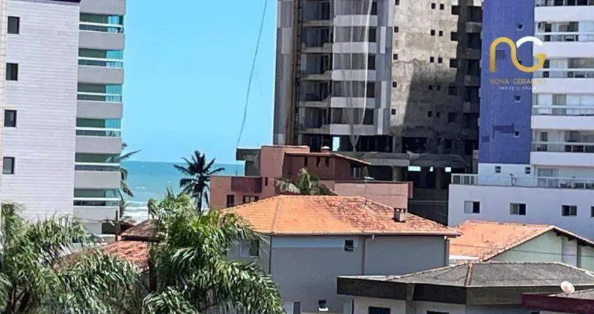 Apartamento com 1 dormitório transformado e 2 quartos à venda, 58 m² por r$ 330.000 - vila guilhermina - praia grande/sp