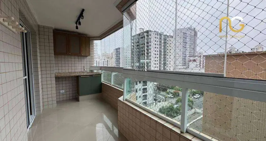 Apartamento com 1 dormitório à venda, 55 m² por r$ 389.900,00 - canto do forte - praia grande/sp