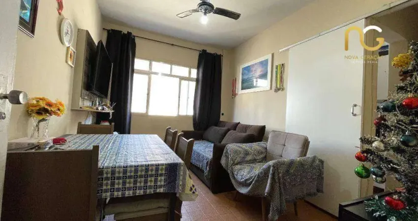 Apartamento com 1 dormitório à venda, 45 m² por r$ 215.000,00 - vila guilhermina - praia grande/sp