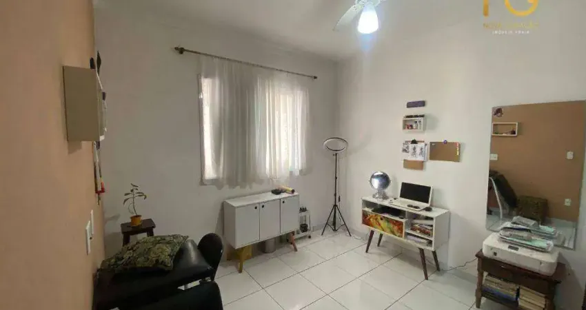 Apartamento à venda- guilhermina - praia grande.  composição do imóvel: 2 dormitórios sendo uma suíte, sala ampla com dois ambientes, cozinha, sacada,