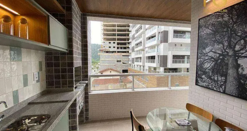 Apartamento com 2 dormitórios à venda, 105 m² por r$ 699.000,00 - canto do forte - praia grande/sp