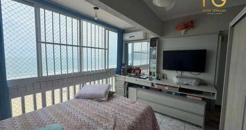 Apartamento com 1 dormitório à venda, 56 m² por r$ 480.000,00 - boqueirão - praia grande/sp