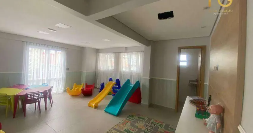 Apartamento de 2 dormitórios sendo 1 suite a venda em praia grande, vista mar .