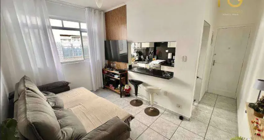 Apartamento com 2 dormitórios à venda, 52 m² por r$ 330.000,00 - boqueirão - praia grande/sp