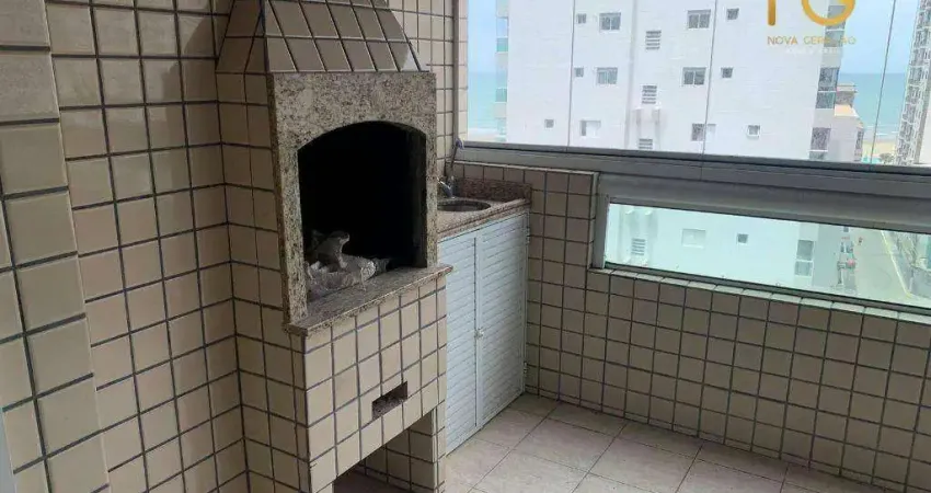 Apartamento com 4 dormitórios à venda, 180 m² por r$ 1.590.000,00 - canto do forte - praia grande/sp