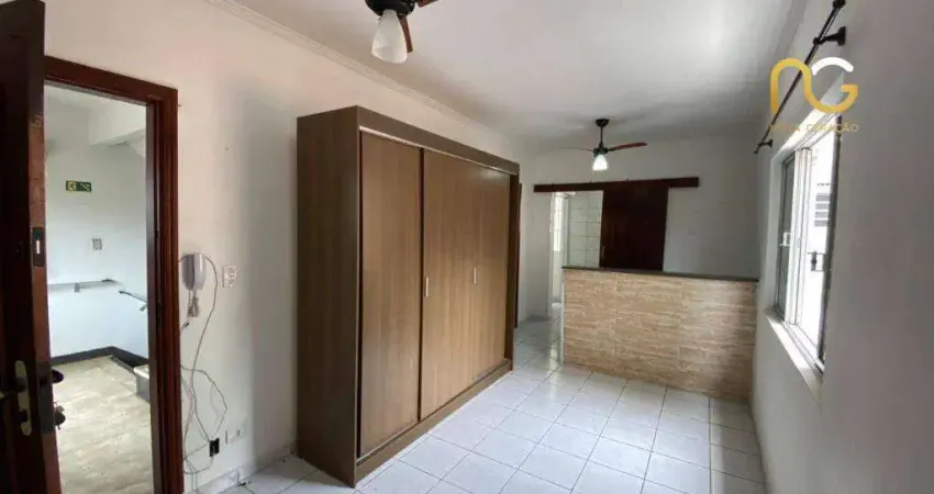 Kitnet com 1 dormitório à venda, 40 m² por r$ 220.000,00 - boqueirão - praia grande/sp