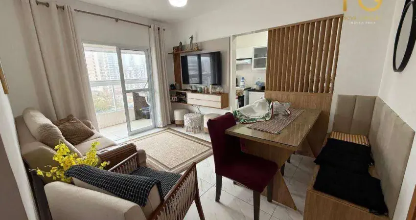 Apartamento com 2 dormitórios à venda, 67 m² por r$ 653.000,00 - vilamar - praia grande/sp