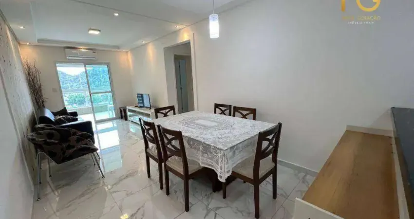 Apartamento com 2 dormitórios à venda, 76 m² por r$ 750.000,00 - canto do forte - praia grande/sp