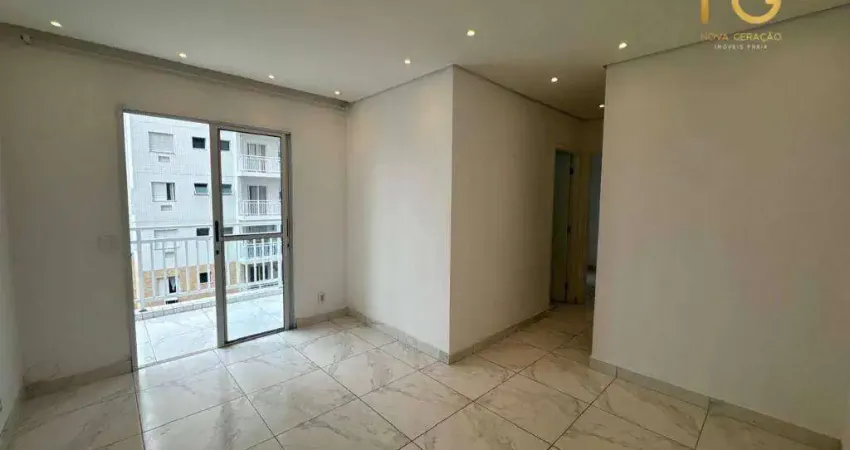 Apartamento com 2 dormitórios à venda, 51 m² por r$ 340.000,00 - ocian - praia grande/sp