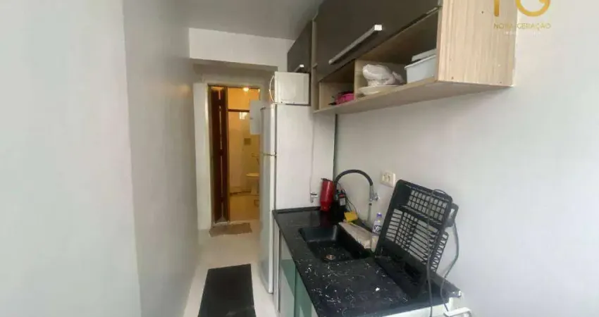 Kitnet com 1 dormitório à venda, 38 m² por r$ 235.000 - vila guilhermina - praia grande/sp