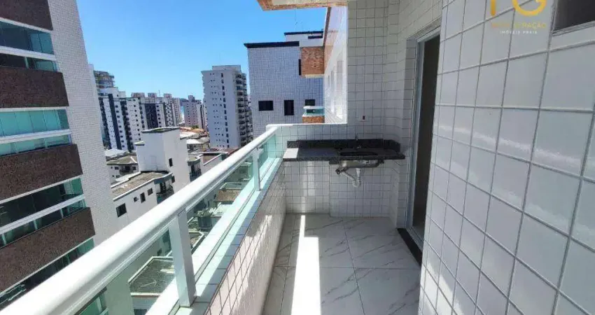 Apartamento com 1 dormitório à venda, 51 m² por r$ 330.000,00 -  guilhermina - praia grande/sp