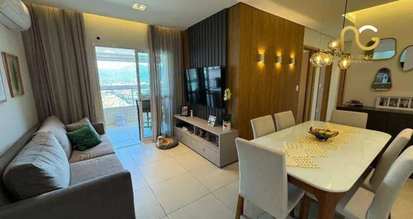 Apartamento com 3 dormitórios à venda, 88 m² por r$ 730.000 - vila assunção - praia grande/sp