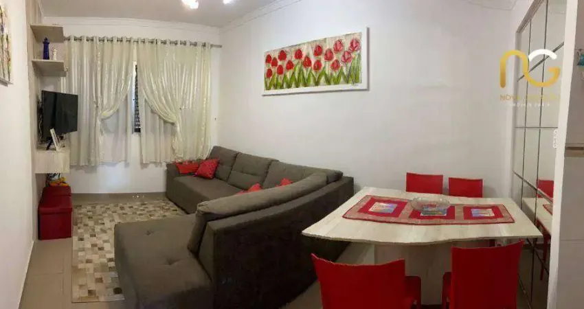 Apartamento com 1 dormitório à venda, 38 m² por r$ 245.000,00 - vila guilhermina - praia grande/sp