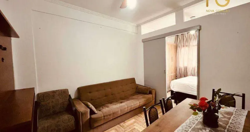 Kitnet com 1 dormitório à venda, 30 m² por r$ 225.000,00 - boqueirão - praia grande/sp