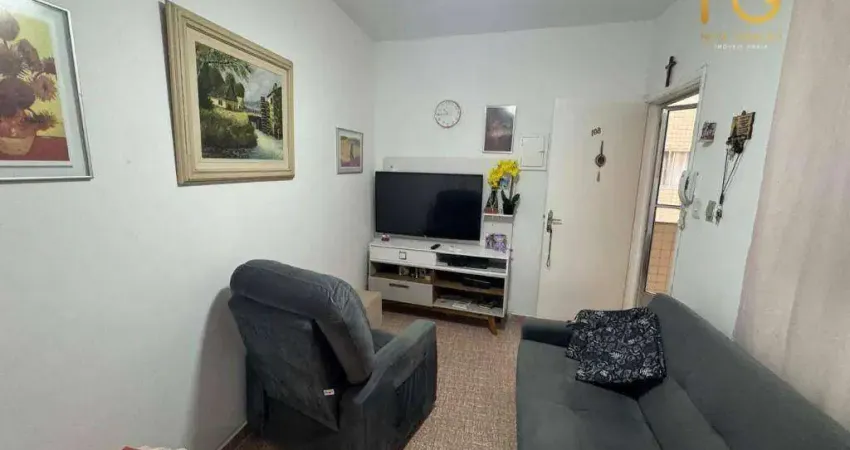 Apartamento com 1 dormitório à venda, 45 m² por r$ 245.000,00 - tupi - praia grande/sp