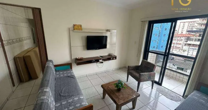 Apartamento com 1 dormitório à venda, 53 m² por r$ 380.000,00 - boqueirão - praia grande/sp