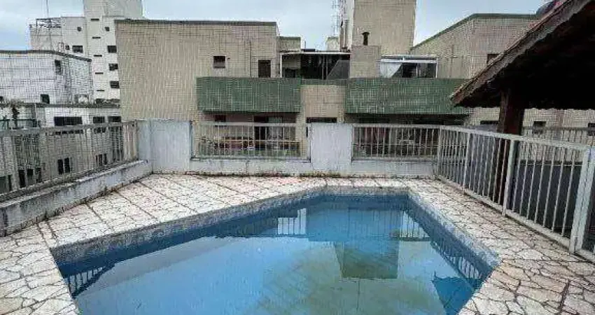 Cobertura com 4 dormitórios à venda, 140 m² por r$ 680.000,00 - tupi - praia grande/sp