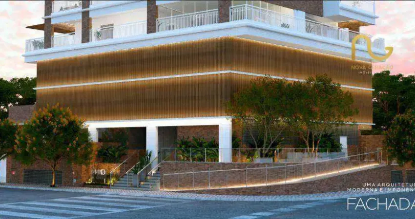 Apartamento com 2 dormitórios à venda, 68 m² por r$ 641.989,00 - vila guilhermina - praia grande/sp