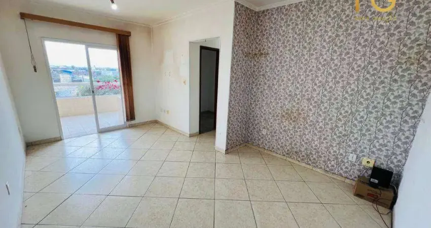 Apartamento amplo com 1 dormitório 77 m² por r$ 345.000 - tupi - praia grande/sp