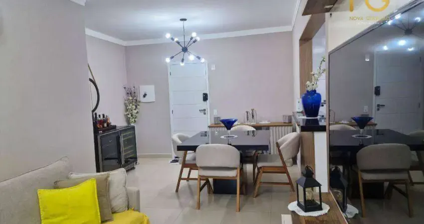 Apartamento com 2 dormitórios à venda, 95 m² por r$ 620.000,00 - vila caiçara - praia grande/sp