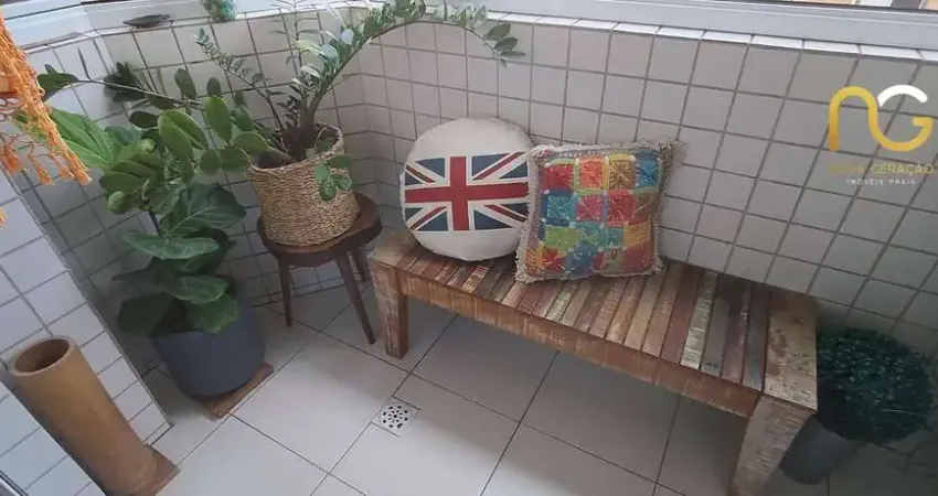 Apartamento com 2 dormitórios à venda, 65 m² por r$ 420.000 - aviação - praia grande/sp