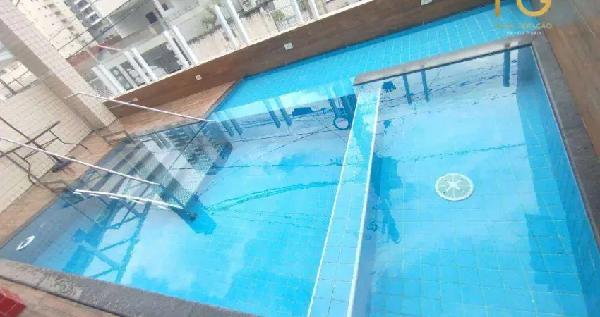 Apartamento com 2 dormitórios à venda, 67 m² por R$ 450.000,00 - Aviação - Praia Grande/SP