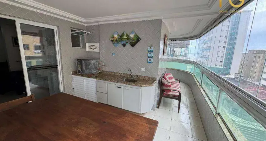 Apartamento com 1 dormitório à venda, 91 m² por R$ 550.000,00 - Tupi - Praia Grande/SP