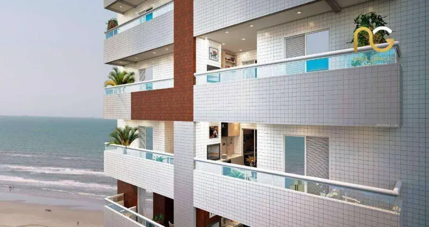 Apartamento com 2 dormitórios à venda, 73 m² por r$ 578.082,54 - balneário pires - praia grande/sp