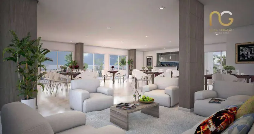 Apartamento com 2 dormitórios à venda, 73 m² por r$ 545.126,12 - balneário pires - praia grande/sp