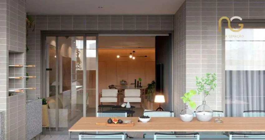 Apartamento à venda, 109 m² por R$ 1.117.421,71 - Canto do Forte - Praia Grande/SP