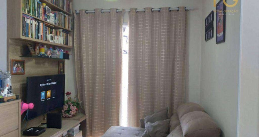 Apartamento com 2 dormitórios à venda, 48 m² por R$ 305.000,00 - Vila Assunção - Praia Grande/SP