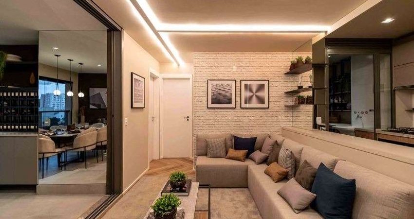 Apartamento com 2 dormitórios à venda, 75 m² por R$ 1.045.000,00 - Brooklin - São Paulo/SP